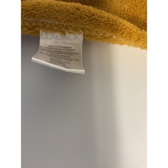 Lila & Jack Brown and Grey Elephant Lovey Stuffed Security Blanket Toy - Picture 5 of 7